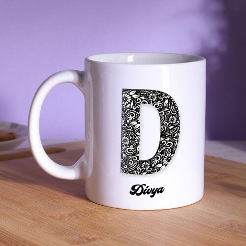 Buy Personalised Initial Mug