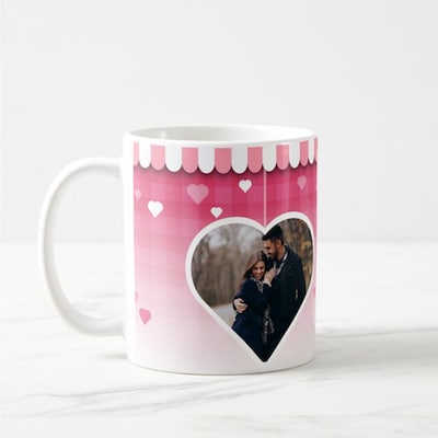 Personalised White Mug For Couples