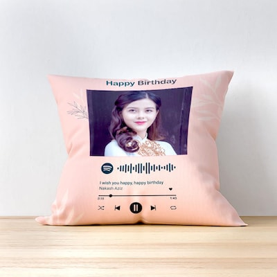 Spotify Birthday Cushion
