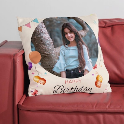 Personalized Adolescent Birthday Cushion