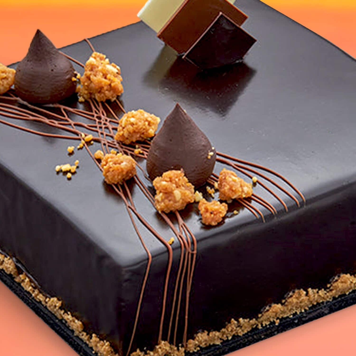 Order Sensational Chocolate Truffle Temptation Cake Online, Price Rs.595 |  FlowerAura