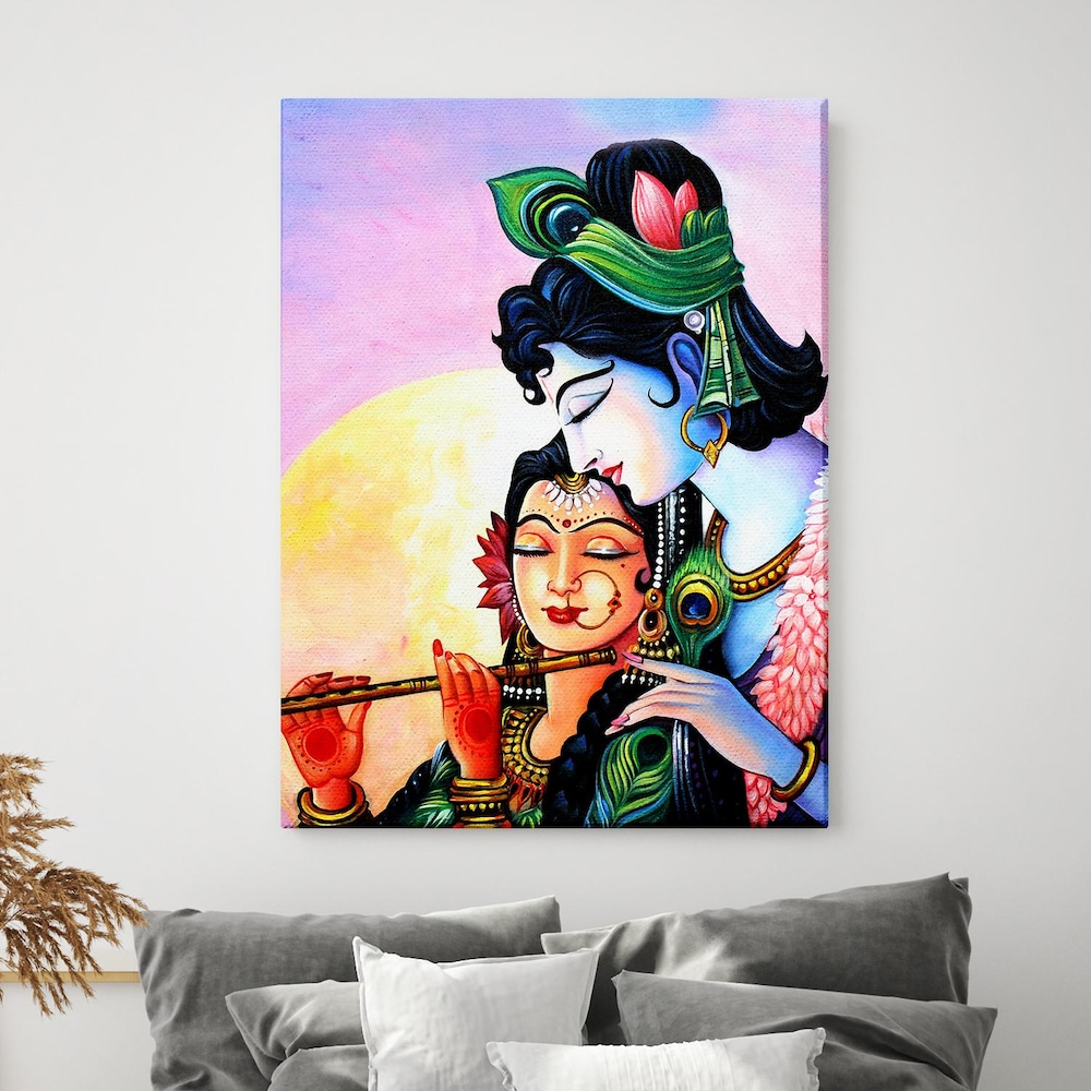 Radha Krishan Canvas painting | Winni.in