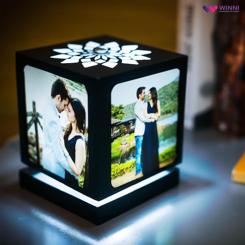 Buy Pretty Rotating Personalized Lamp