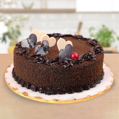Buy Heart Tage Chocolate Cake