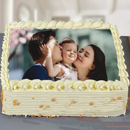 Buy Infused With Love SquareShaped Photo Cake