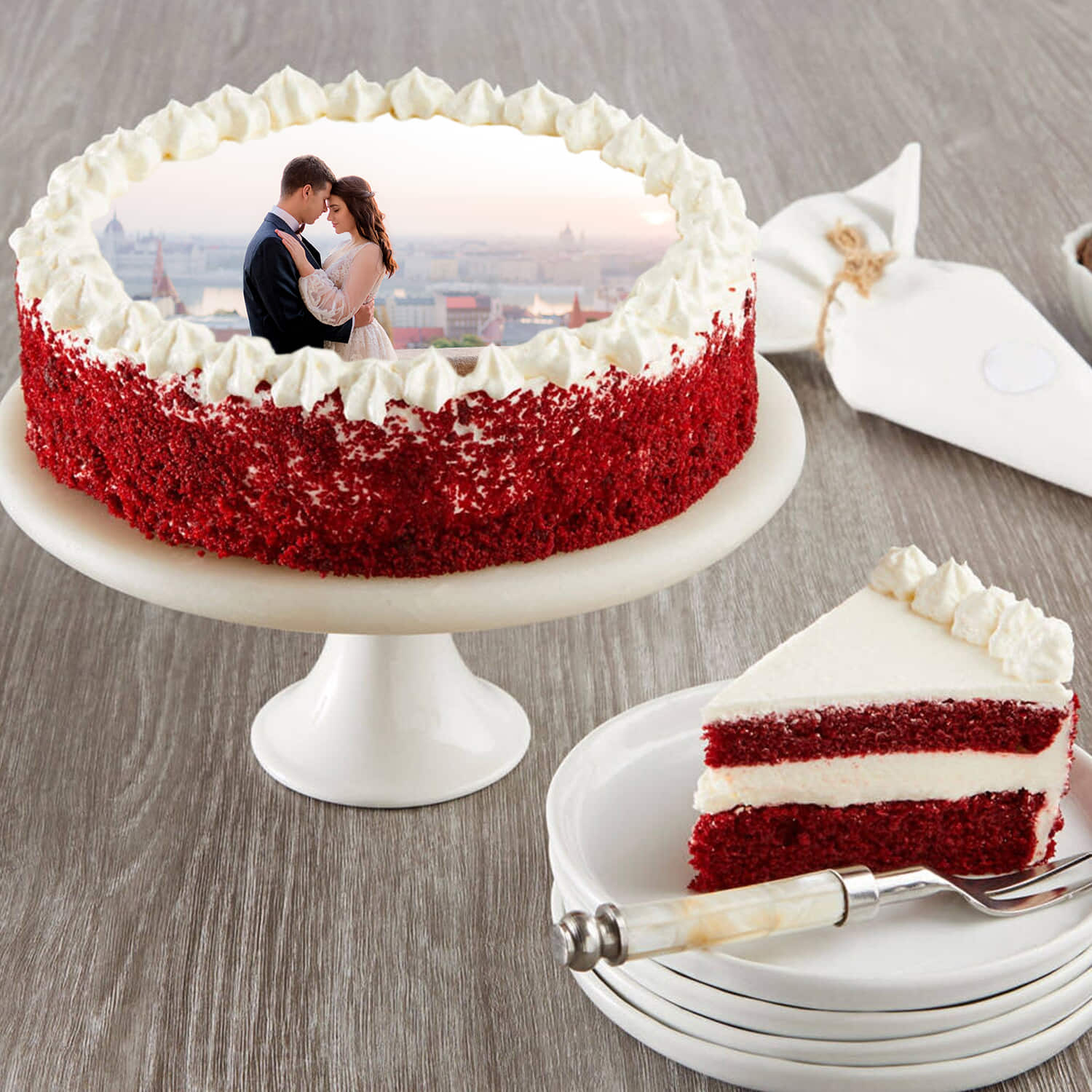 Beautiful Yummy Red Velvet Cake