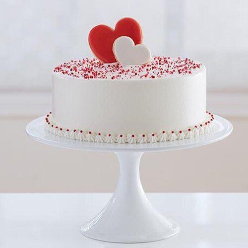 Buy White Heart Delight Cake