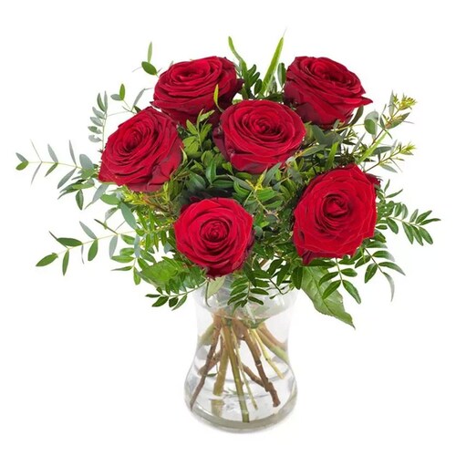 Buy Charming Red Roses Bunch