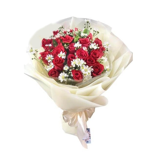 Buy Bouquet Of Charming Red Roses