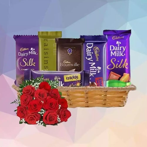 Buy Delightful Chocolate Basket