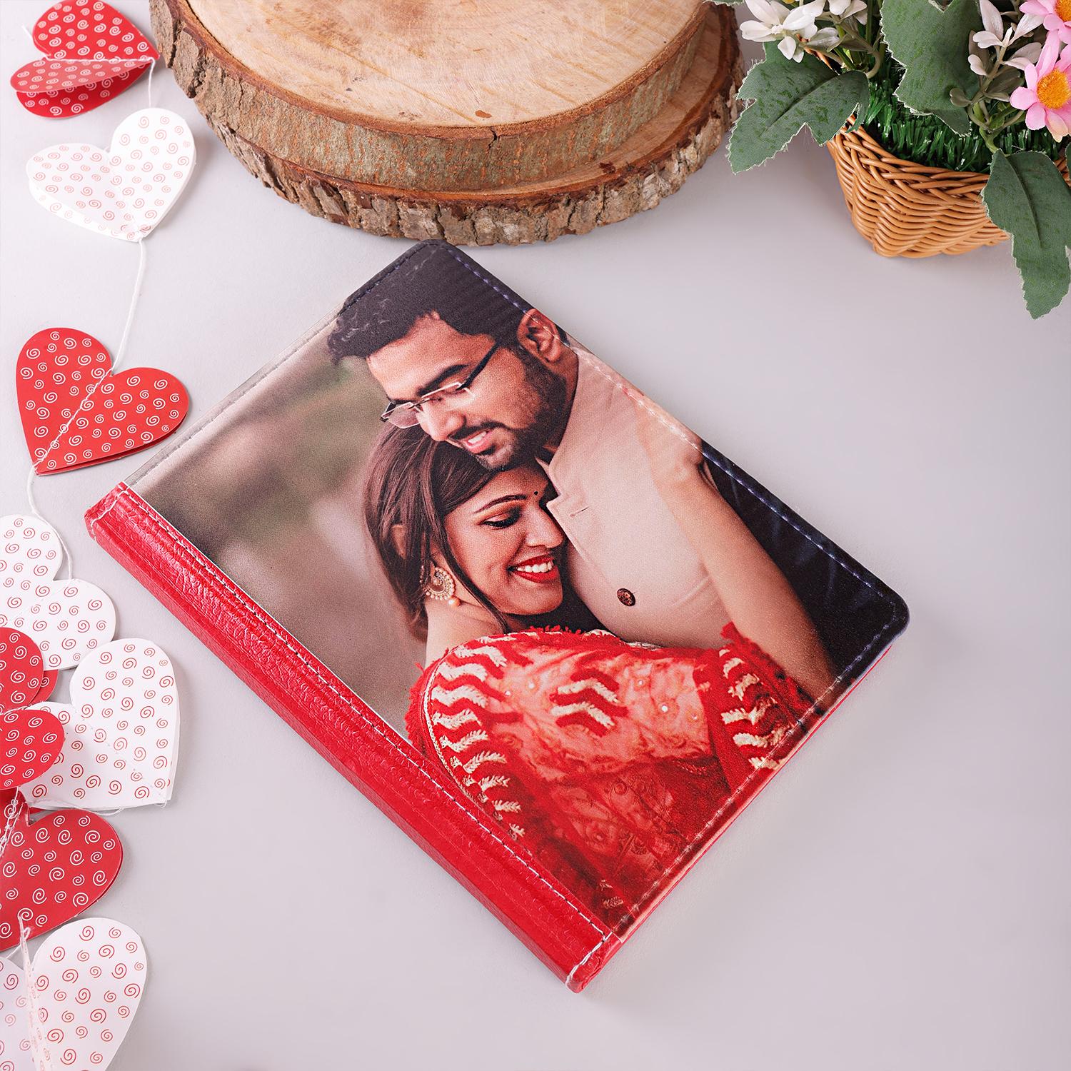 Personalized Thank You Gift | Photo Wood Diary With Thank You Note -  woodgeekstore