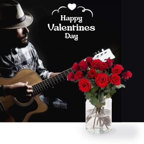 Buy Fresh Roses And Favorite Song