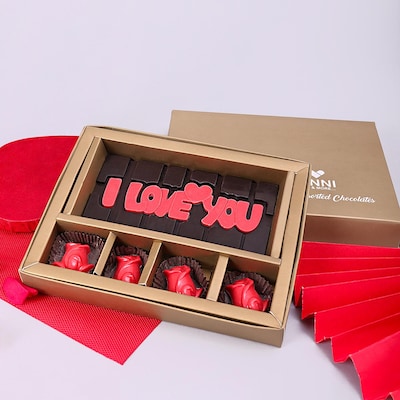 Assorted White And Dark Chocolates