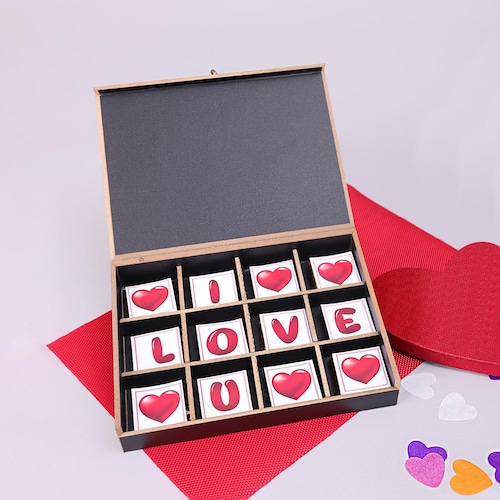 Buy I Love You Personalized Chocolates Box