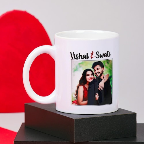 Buy Cute Couple Personalised Mug