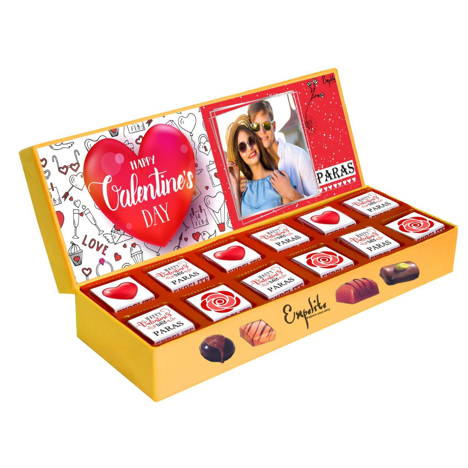 Buy Midiron Lovely Anniversary Combo Gift For Wife/Women/  Girlfriend|Romantic Gift For Valentines Day with Chocolate Bars, Red Heart  Shape Tin Box with Small Teddy & Love Greeting Card Online at Best Prices