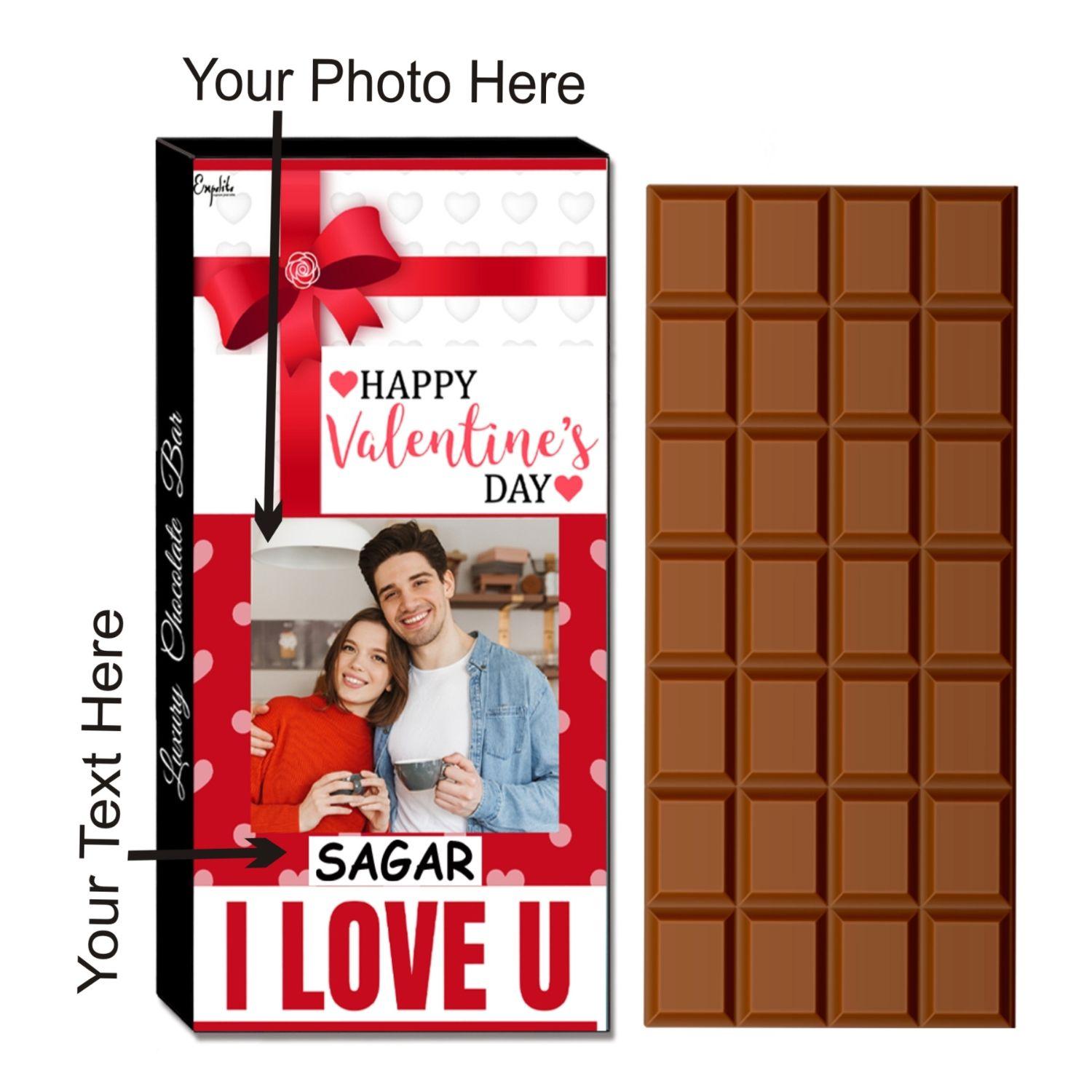 Buy delectable personalized chocolate gift box in Ahmedabad, Free Shipping  - AhmedabadOnlineFlorists