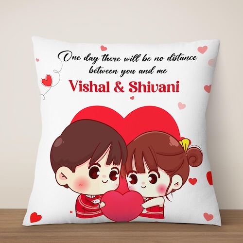 Buy Holding Heart Personalized Cushion