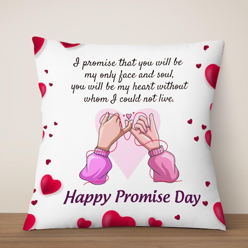 Buy Everlasting Promise Day Cushion