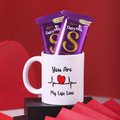 Exciting Love Mug With Chocolates