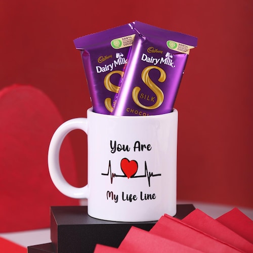 Buy Exciting Love Mug With Chocolates