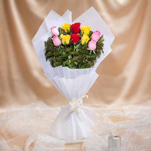 Buy Blend Of Emotions Roses Bouquet