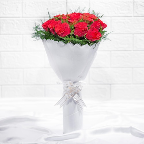 Buy Heavenly Love Red Roses Bouquet