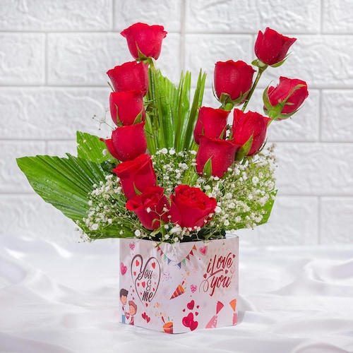 Buy Never Ending Love Roses Arrangement