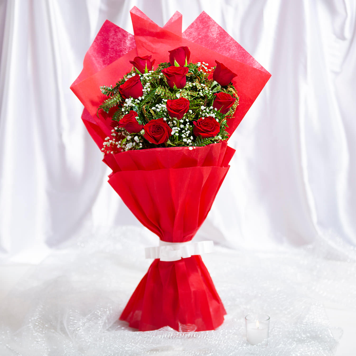 charming valentine gift of red teddy with i love you chocolate n golden  rose Delivery in Chennai - ChennaiOnlineFlorists