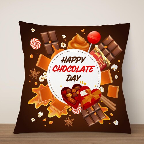 Buy Comfy Chocolate Day Cushion