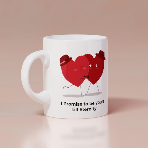 Buy Hugging Heart Promise Love Mug