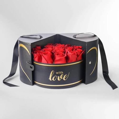Buy Magical Roses In Love Box