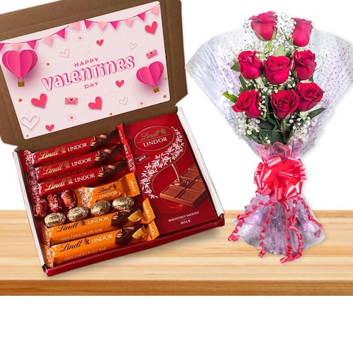 Buy Personalized Chocolate Box With Roses