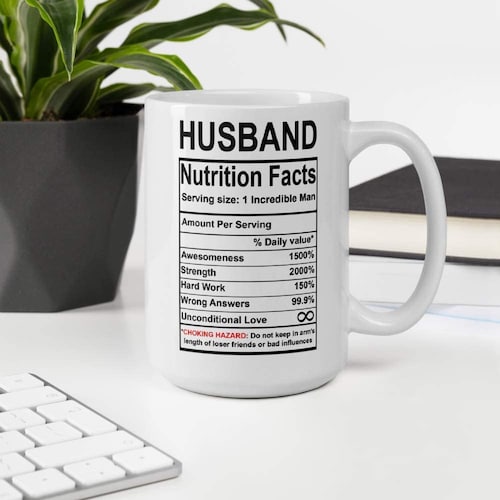 Buy Husband Nutrition Facts Coffee Mug