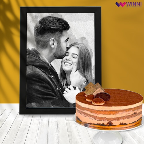 Buy Amazing Valentines Day Cake And Frame