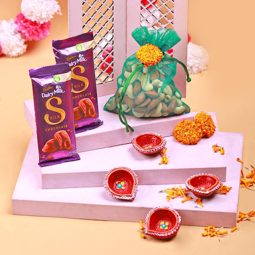Buy Nutty Treats and Sweet Diwali Delights Combo