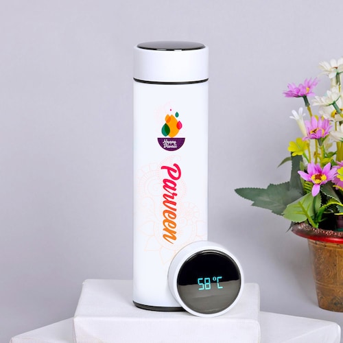 Buy Personalized Stainless Steel Led Temperature Bottle