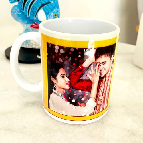 Buy Customized Mug Moments with Bhaidooj Kalava Gift Set