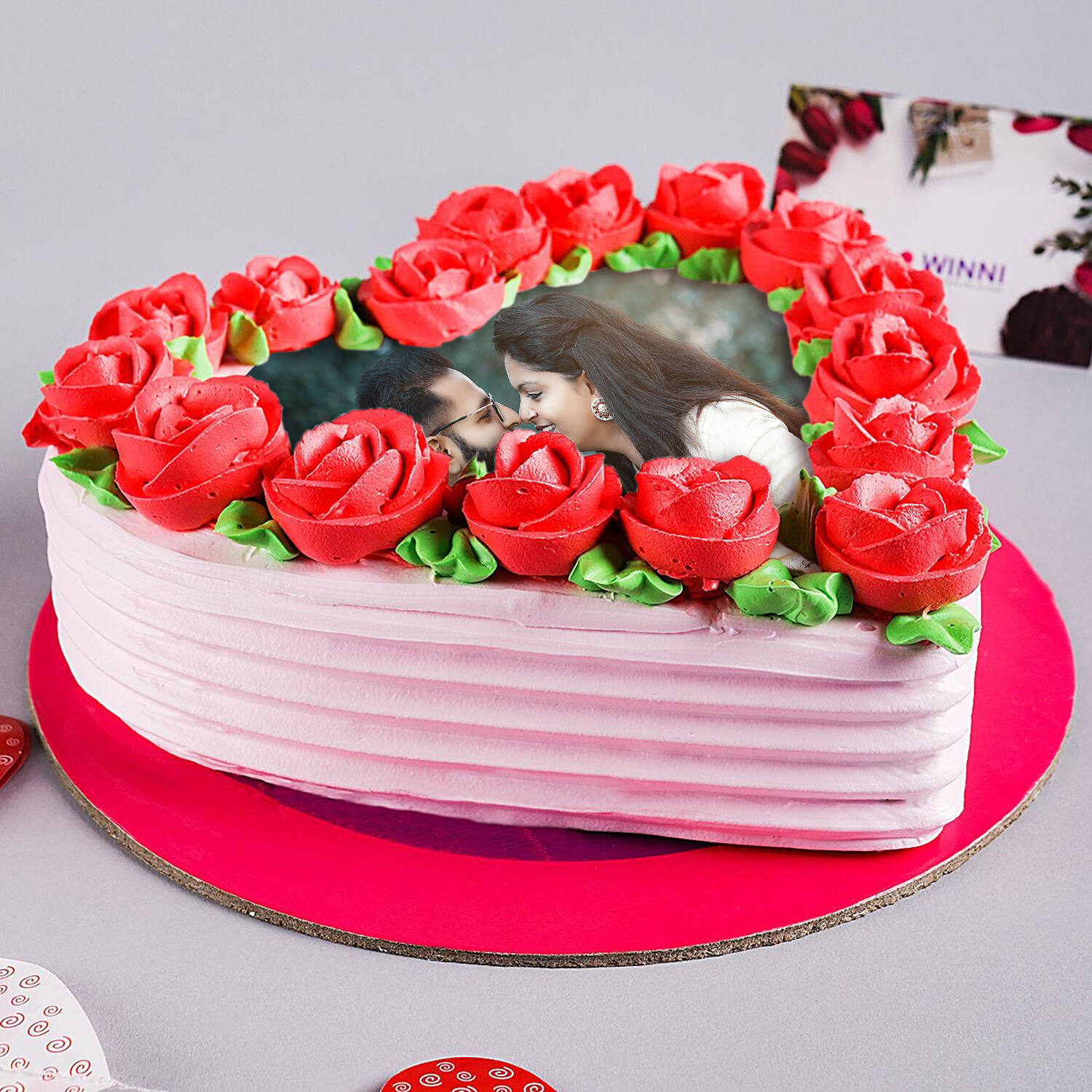 Forever Love Anniversary Cake