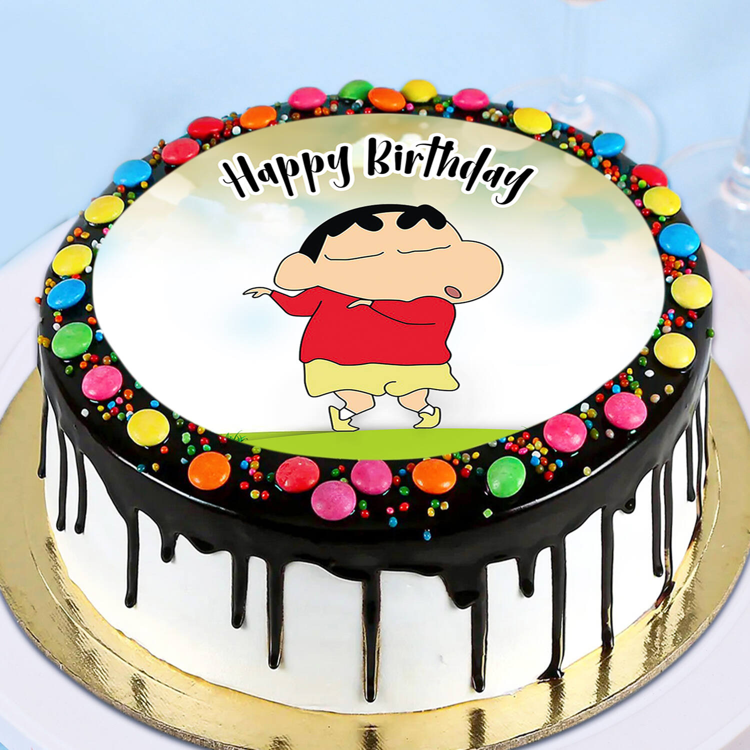 Sweetooth Fairy - A simple Belgium chocolate cake topped with the birthday  girl's favourite cartoon Shin Chan made out of fondant 😋  —————————————————————— #shinchan #fondantaccents #homemadewithlove  #belgiumchocolate #callebaut #birthdaycake ...