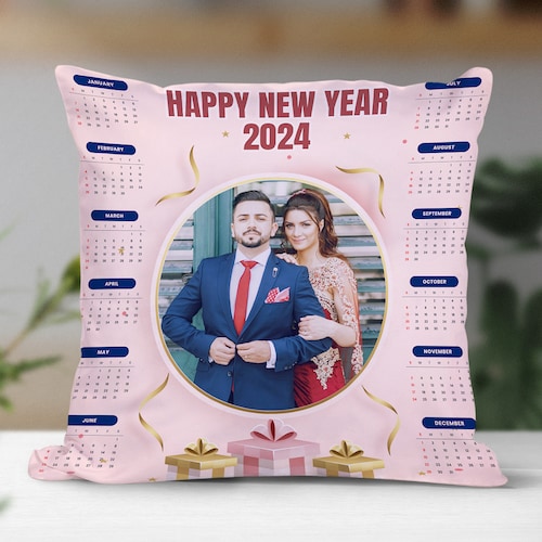 Buy Pink Present Customized Cushion