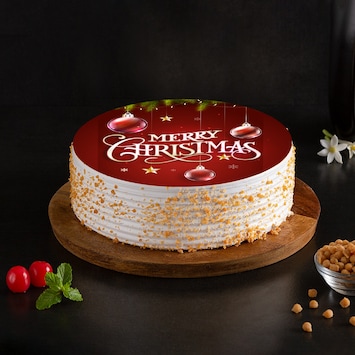 Blissful Butterscotch Christmas Cake