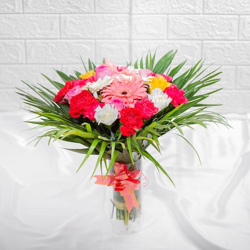 82679_Blissful Mix Floral Vase Arrangement