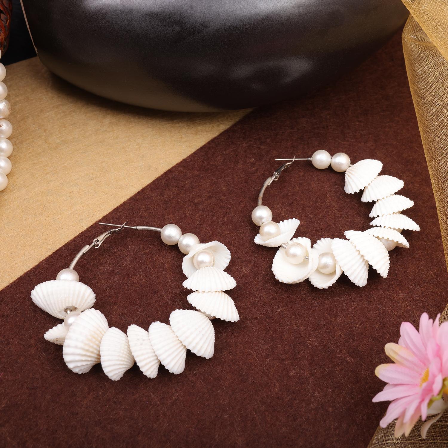 White Pearl Earrings Online in India - Versatile Earrings – Meraki  Lifestyle Store