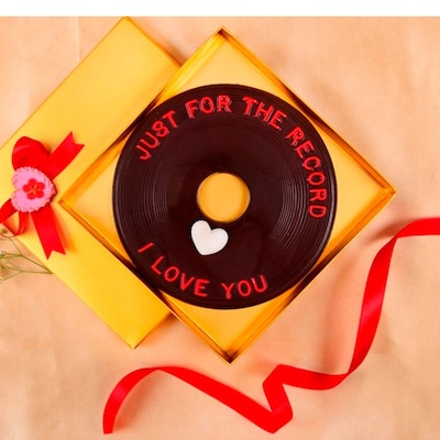 Just for the record I LOVE YOU Valentine Chocolate