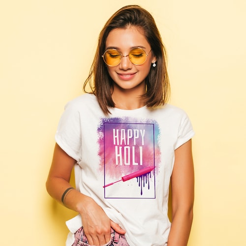 Holi cheap t shirt