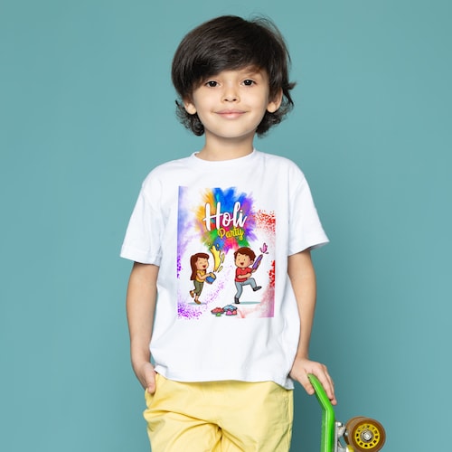 Buy kids Holi Party Tshirt