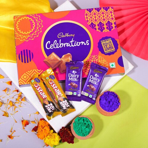 Buy Colour Of Love Holi Cadburys Combo