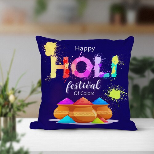 83140_Happy Holi Festive Cushion