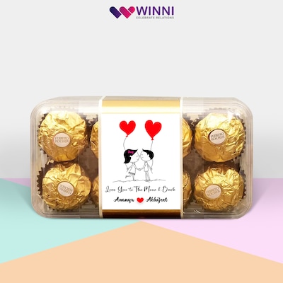 84067_Alluring Personalized Ferrero Rocher Box